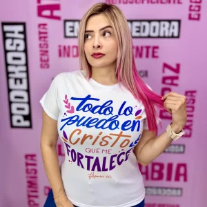 Camiseta Todo lo Puedo en Cristo