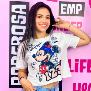 Camiseta Mickey Graffiti