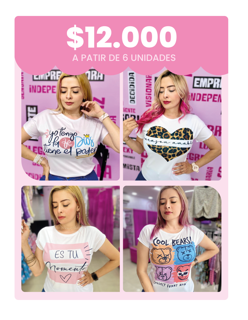 Camisetas Polylicra mama te luciste