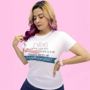 Camiseta Dios tiene planes