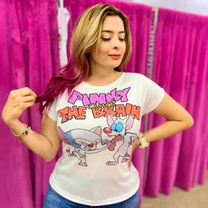 Camiseta Pinky y Cerebro