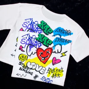 Camiseta Oversize Corazón RAP